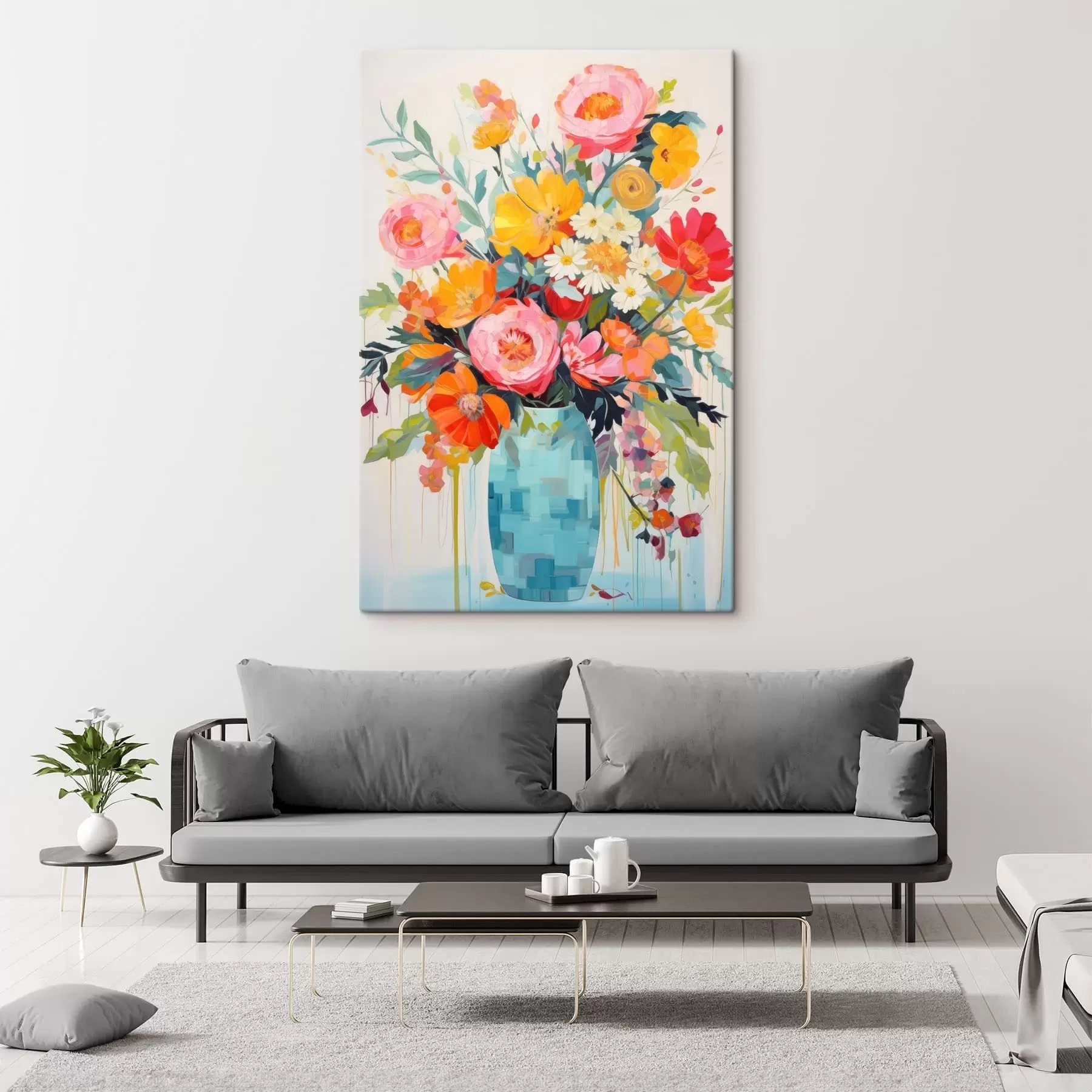 Tablouri Flori strălucitoare s48643