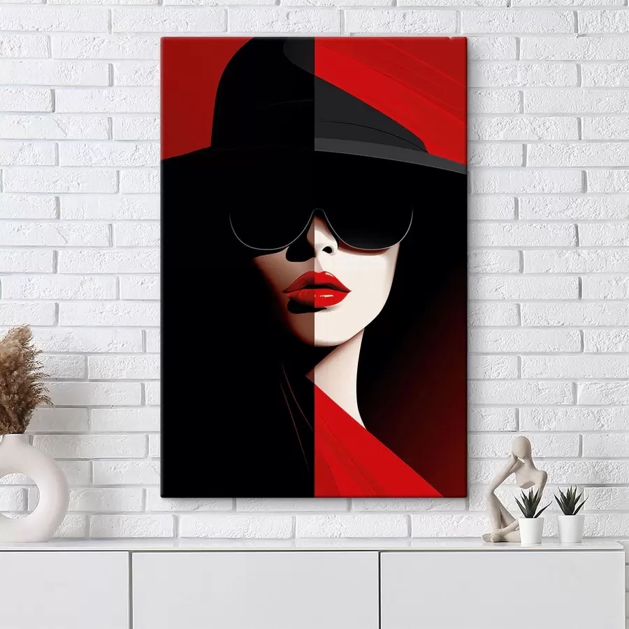 Tablouri Femeie cu pălărie s48649