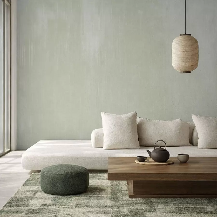 fototapet Fundal verde pal cu o textură verticală discretă w05121v3