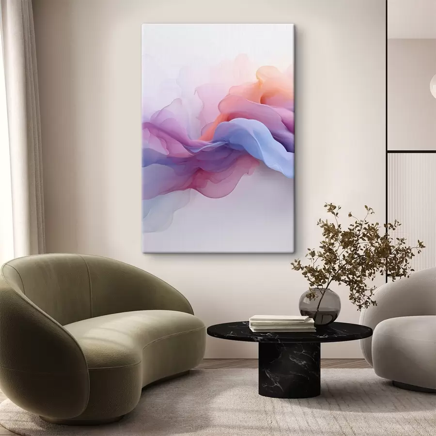 Tablouri Roz și violet abstract s48637