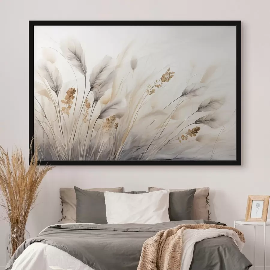 fototapet Ierburi, nuanțe calde f48641