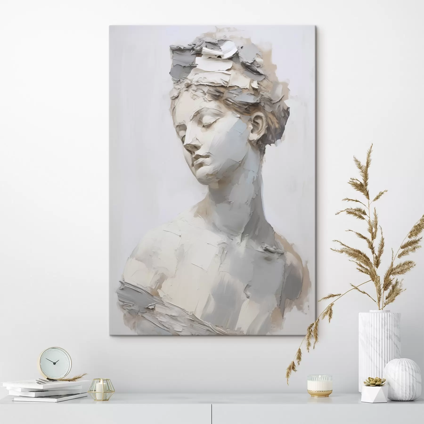 Tablouri Bust antic al unei femei, imitație de pictură s48670