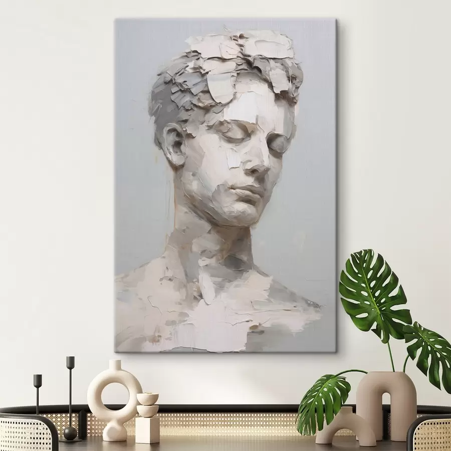 Tablouri Bust antic al unui bărbat, imitație de pictură s48671