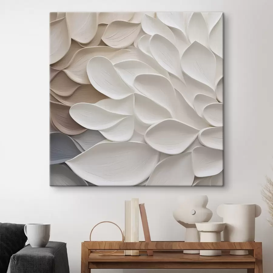 Tablouri Petale abstracte, imitație de pictură s48676