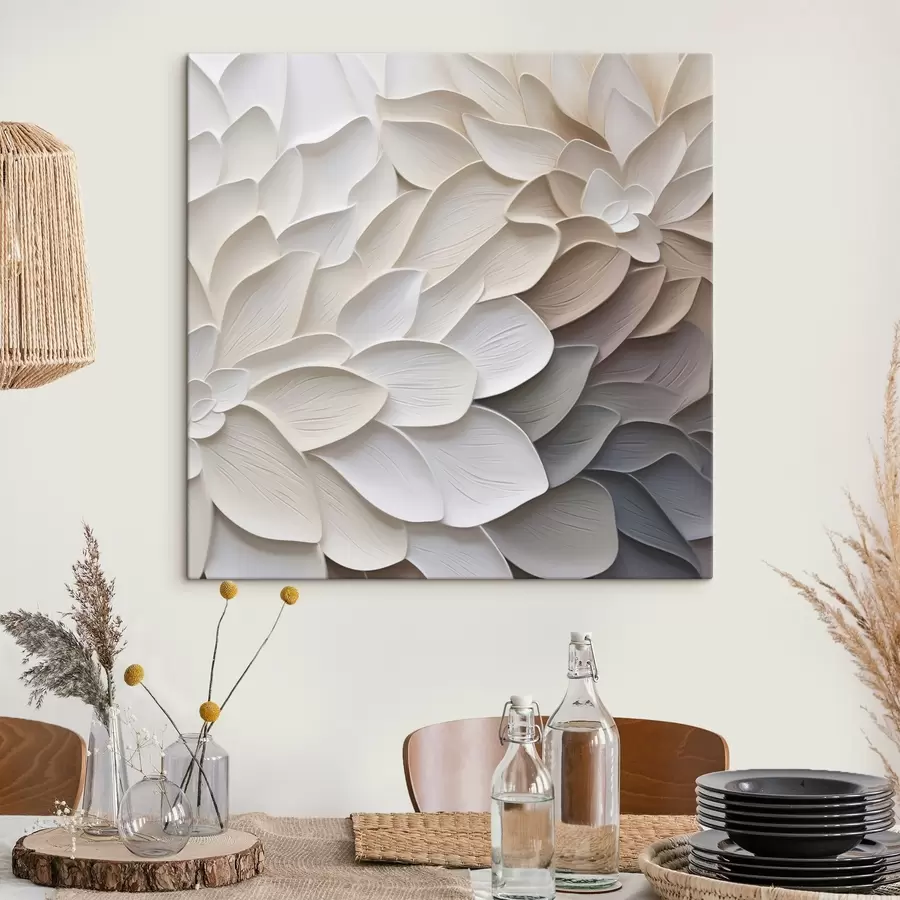 Tablouri Petale abstracte, imitație de pictură s48677