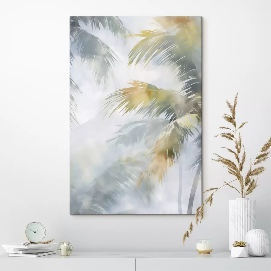 Tablouri Pictură abstractă care imită vegetația s48686