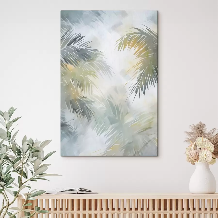 Tablouri Pictură abstractă care imită vegetația s48687