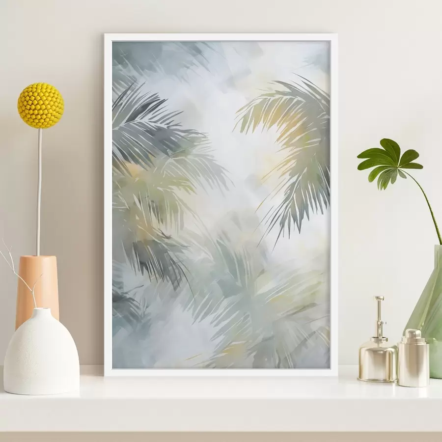 fototapet Pictură abstractă care imită vegetația f48687