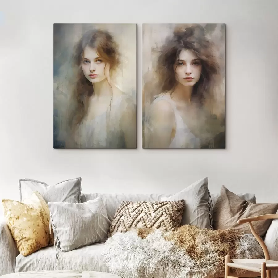 Tablouri Pictură în stilul „imitație de fată” m30299