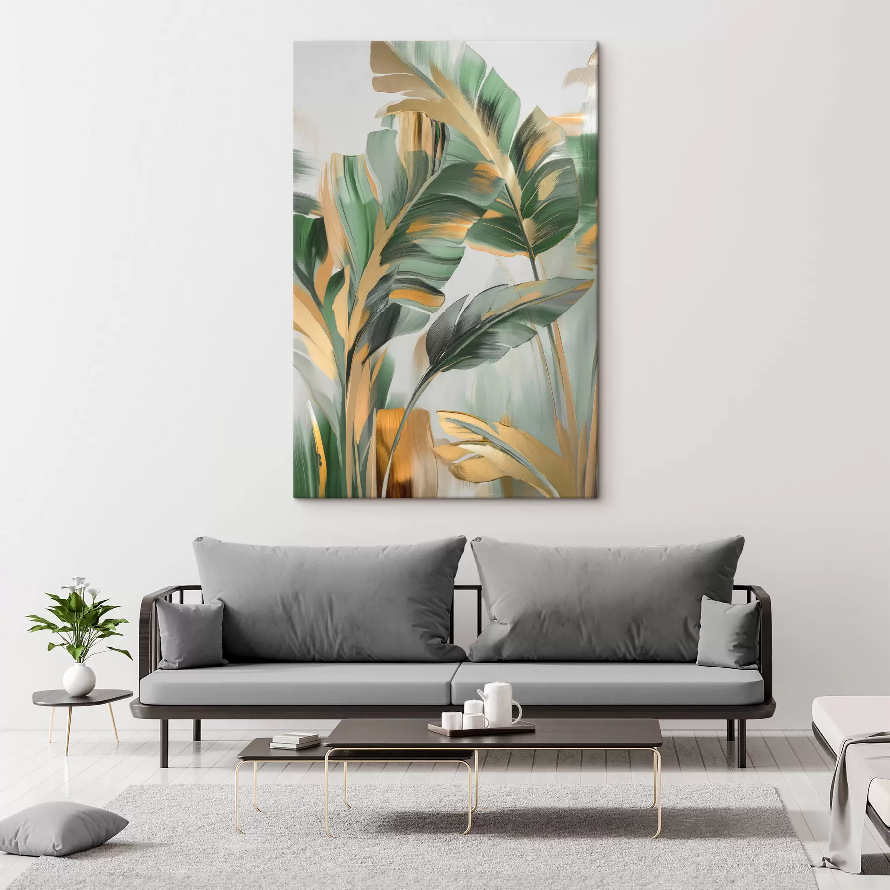 Tablouri Abstract frunze tropicale s48664