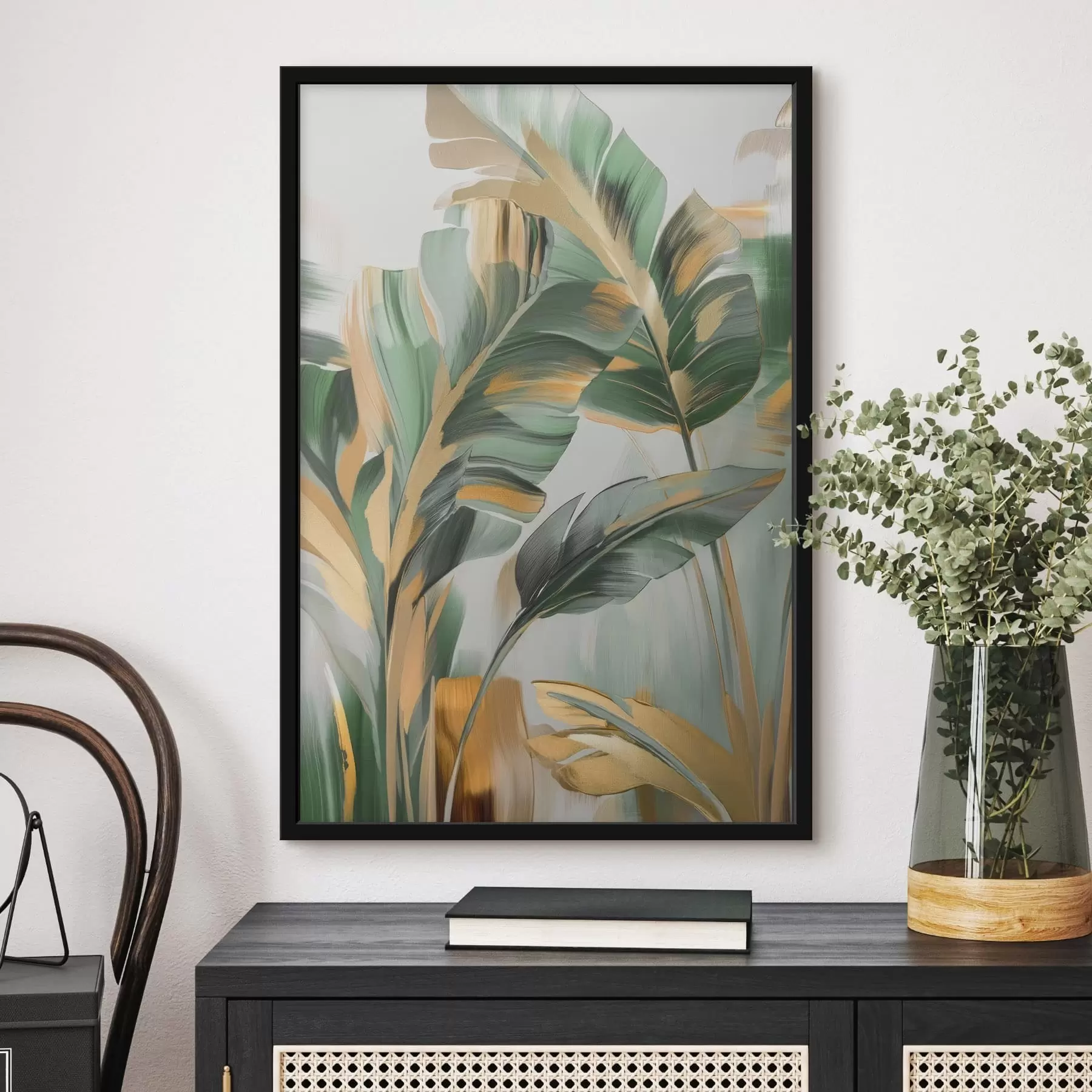 fototapet Abstract frunze tropicale f48664
