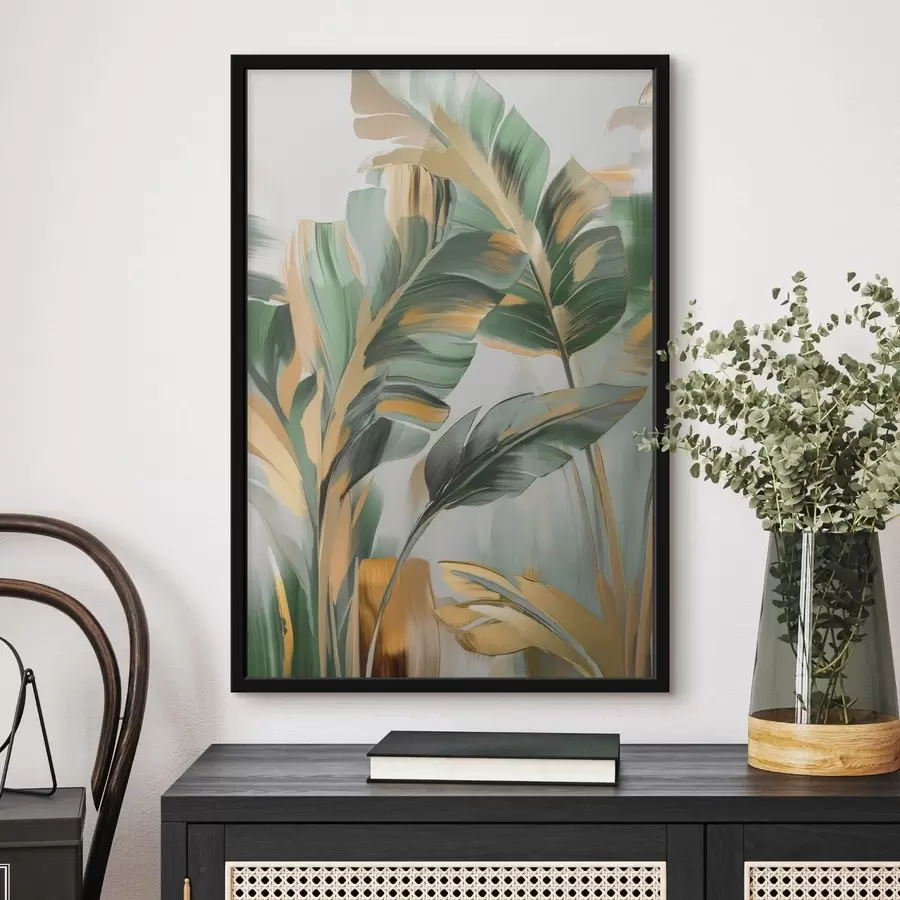 fototapet Abstract frunze tropicale f48664