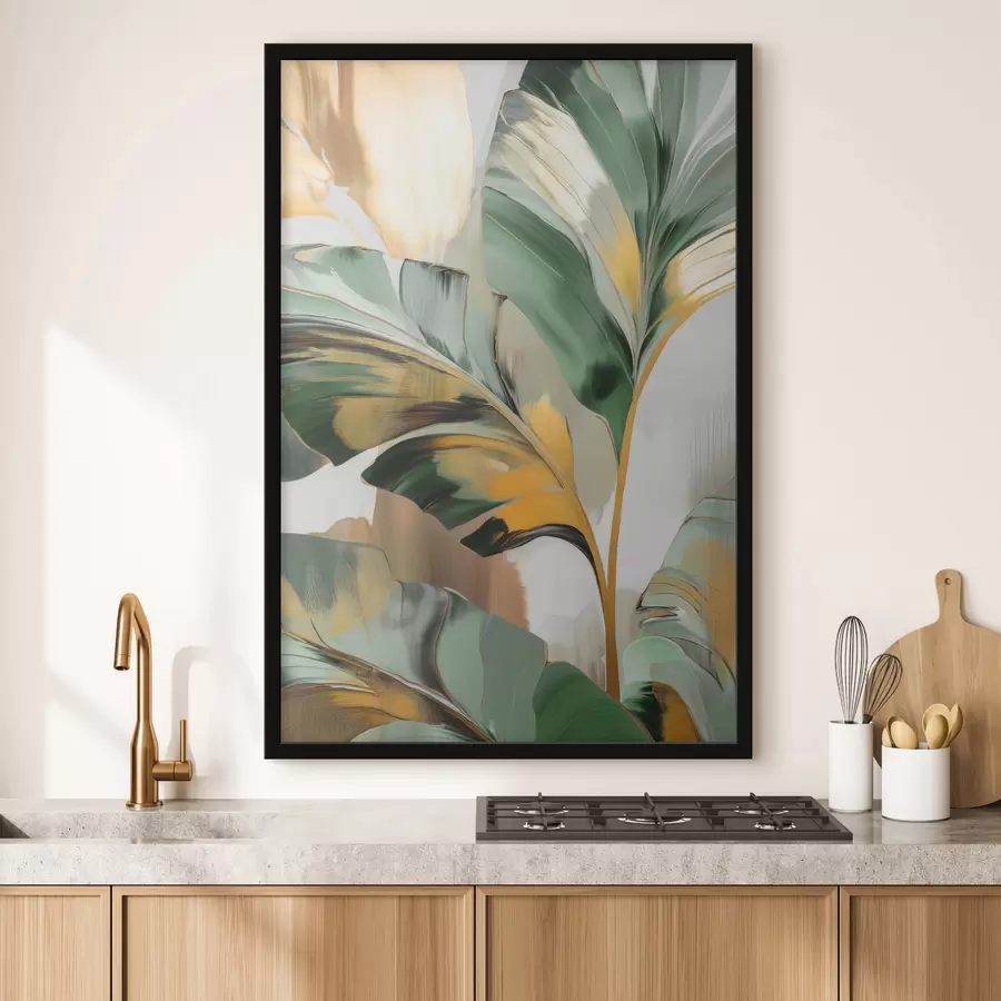 fototapet Abstract frunze tropicale f48665