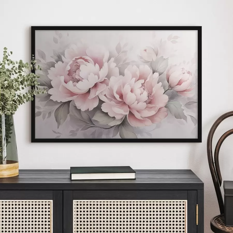 fototapet Peonii f48702