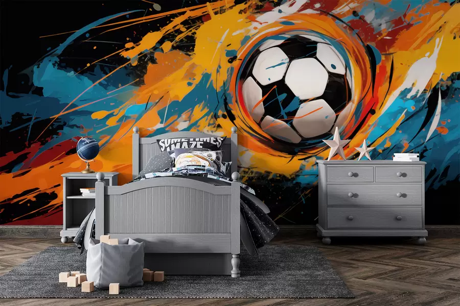 fototapet Minge de fotbal w05460