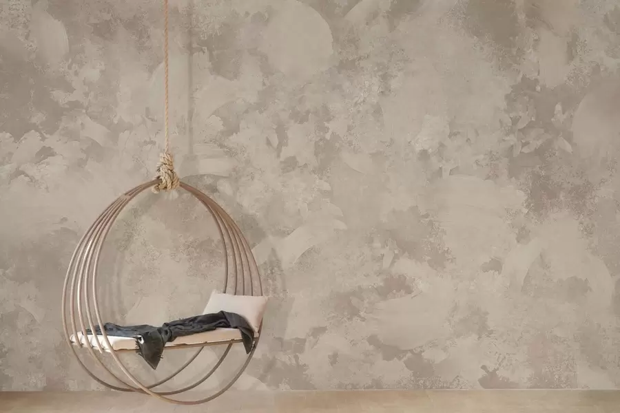 fototapet Textură abstractă minimalistă cu pensule în nuanțe de bej w05160