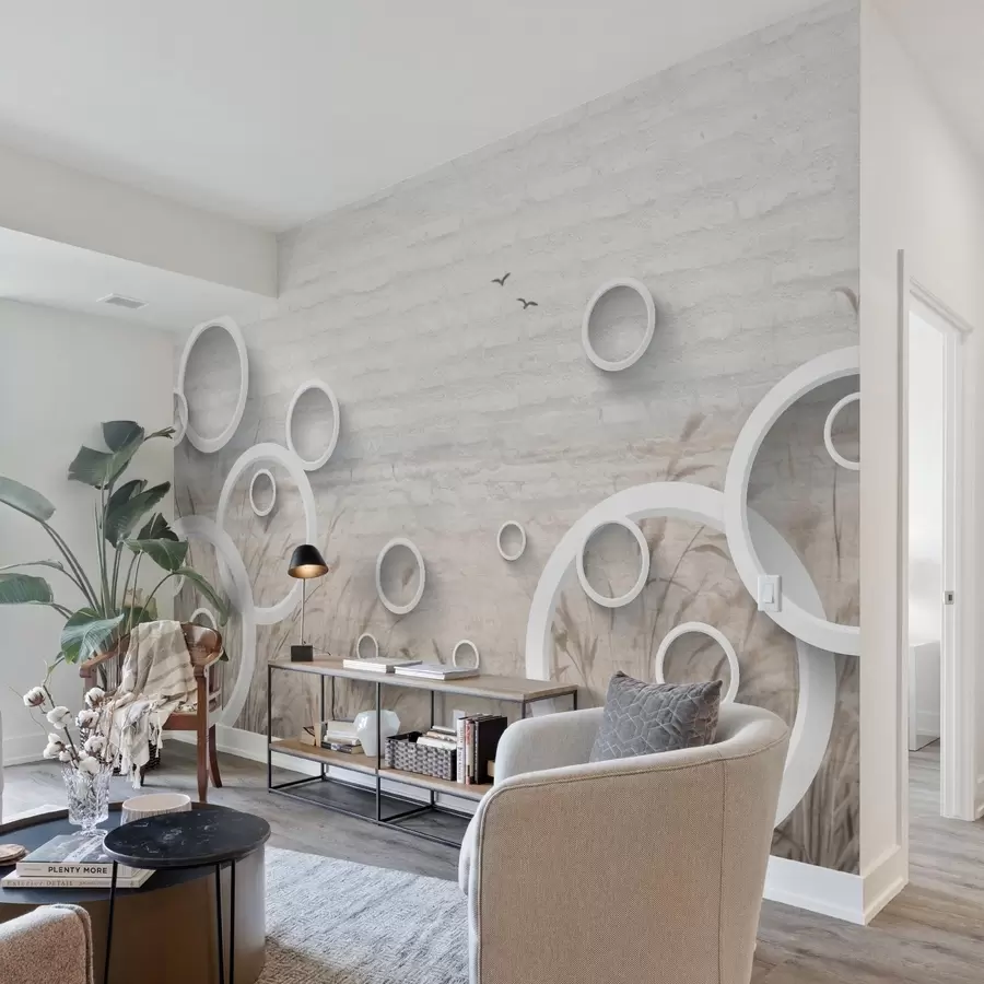 fototapet Cercuri abstracte w09781