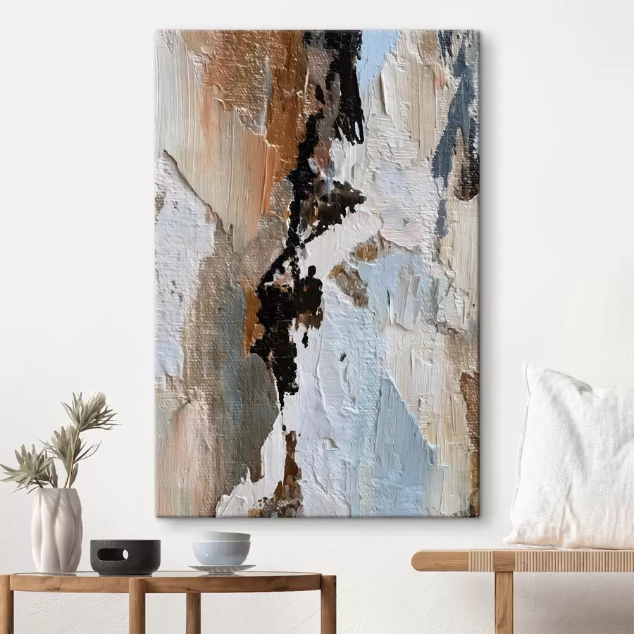 Tablouri abstracție expresivă; imitație a picturii s48784