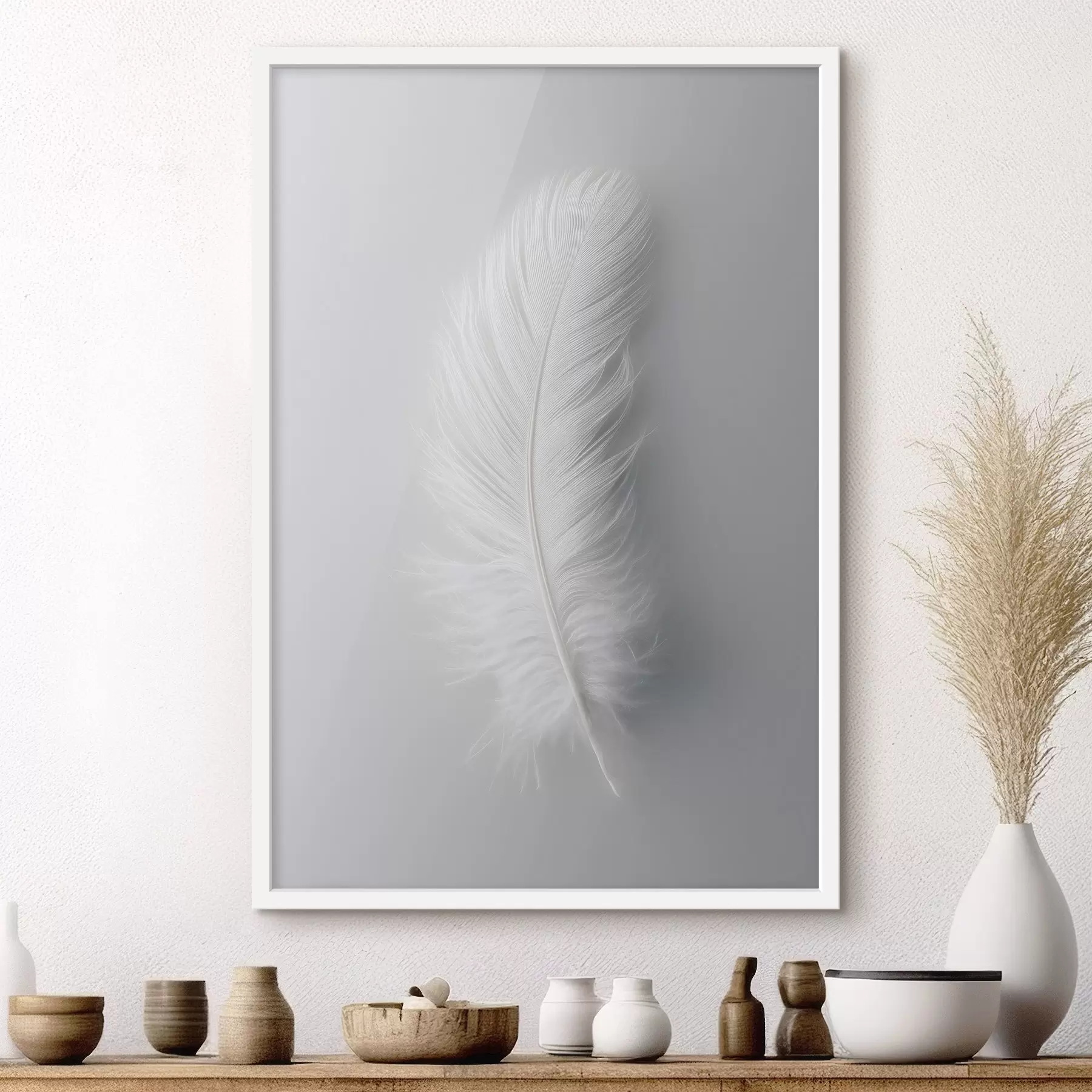 fototapet o pană elegantă de lebădă f48782