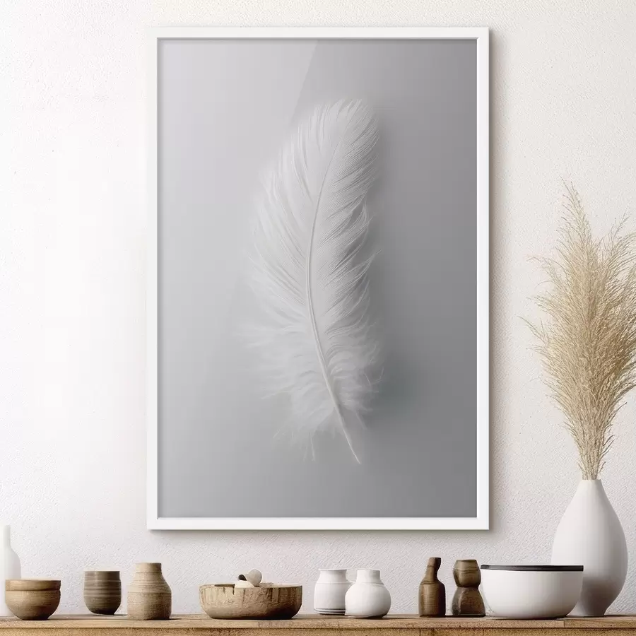 fototapet o pană elegantă de lebădă f48782