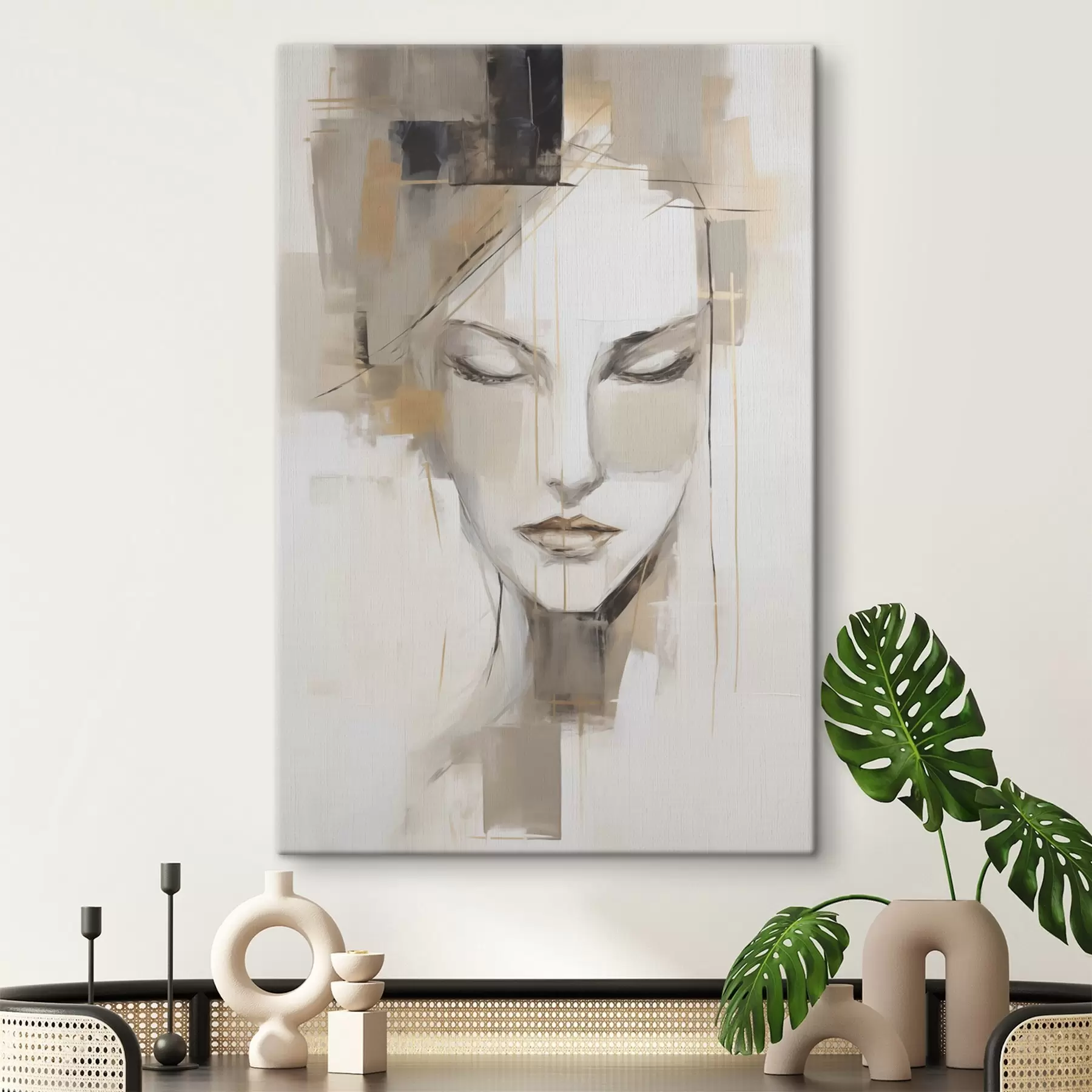 Tablouri Portret feminin abstract s48761