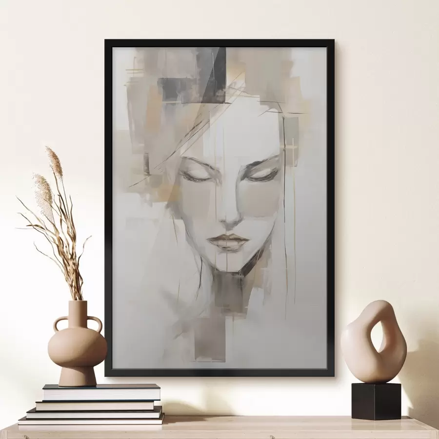 fototapet Portret feminin abstract f48761