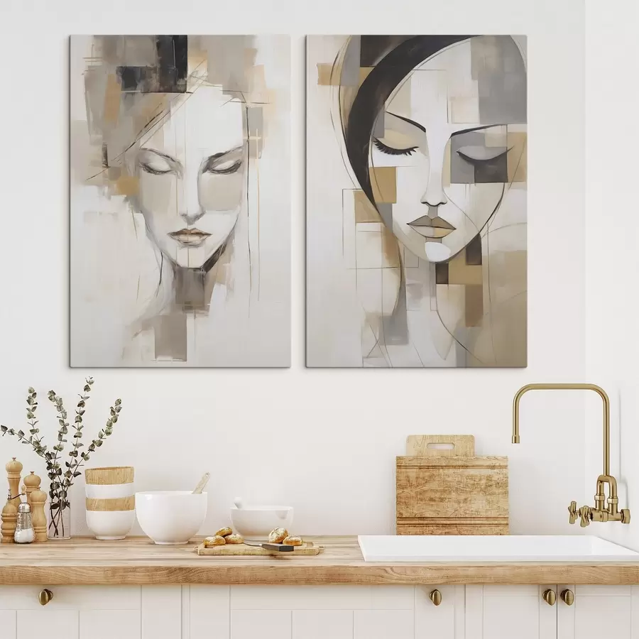 Tablouri Portret feminin abstract m30337