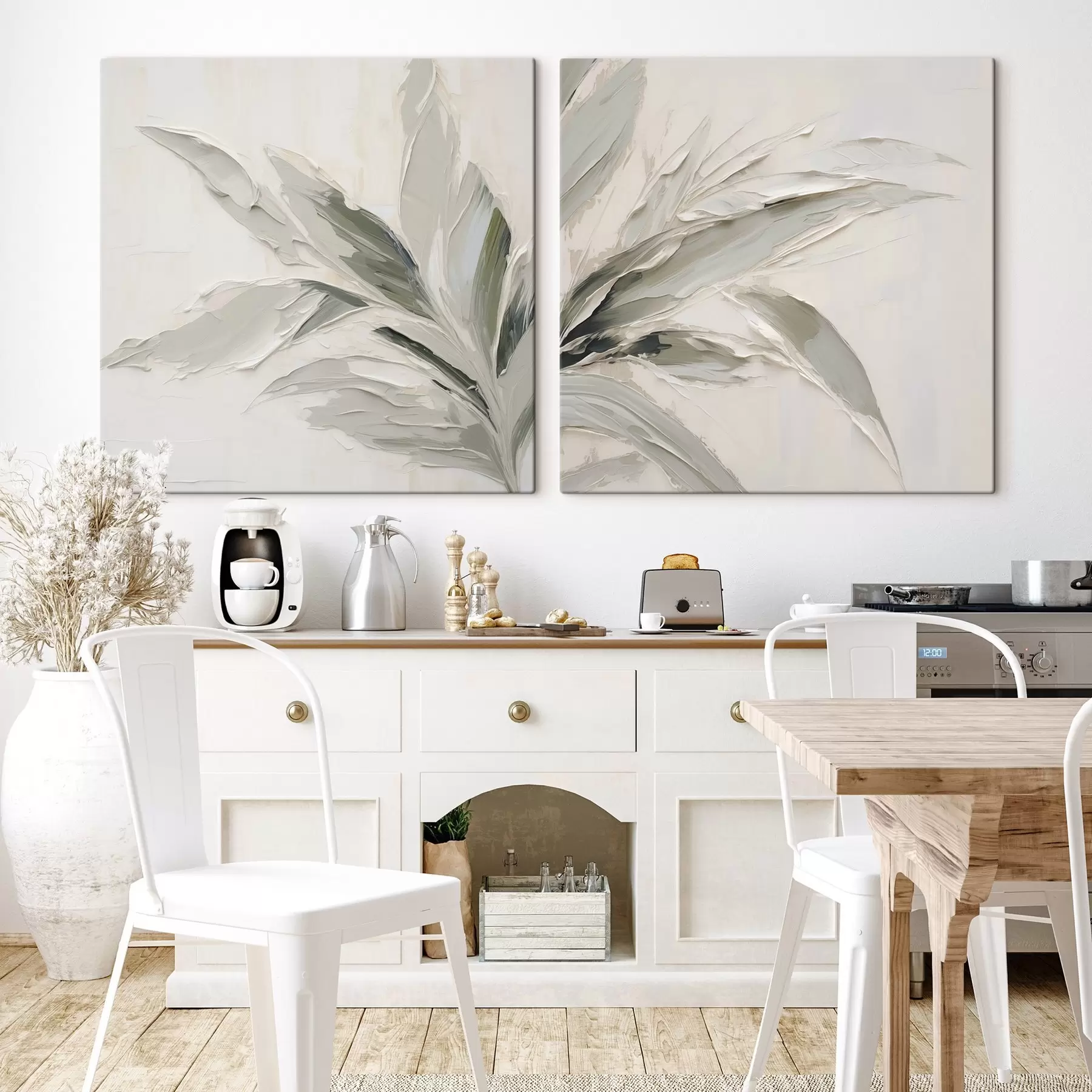 Tablouri Pictură abstractă care imită vegetația m30342