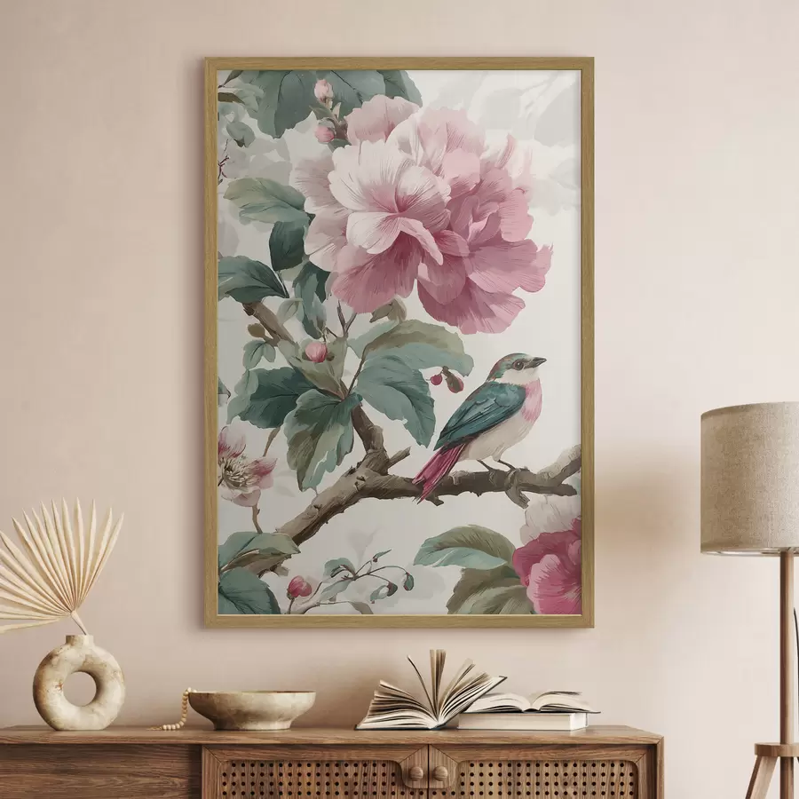 fototapet Accent roz f48914