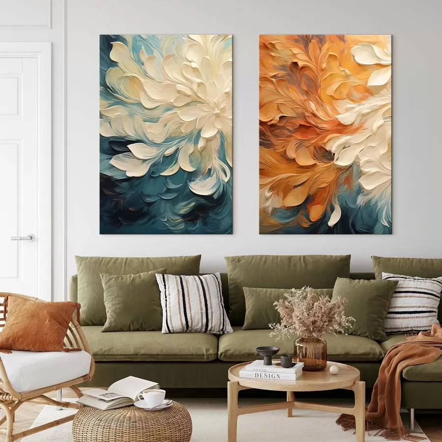 Tablouri Abstracție, imitație de pictură în ulei m30378