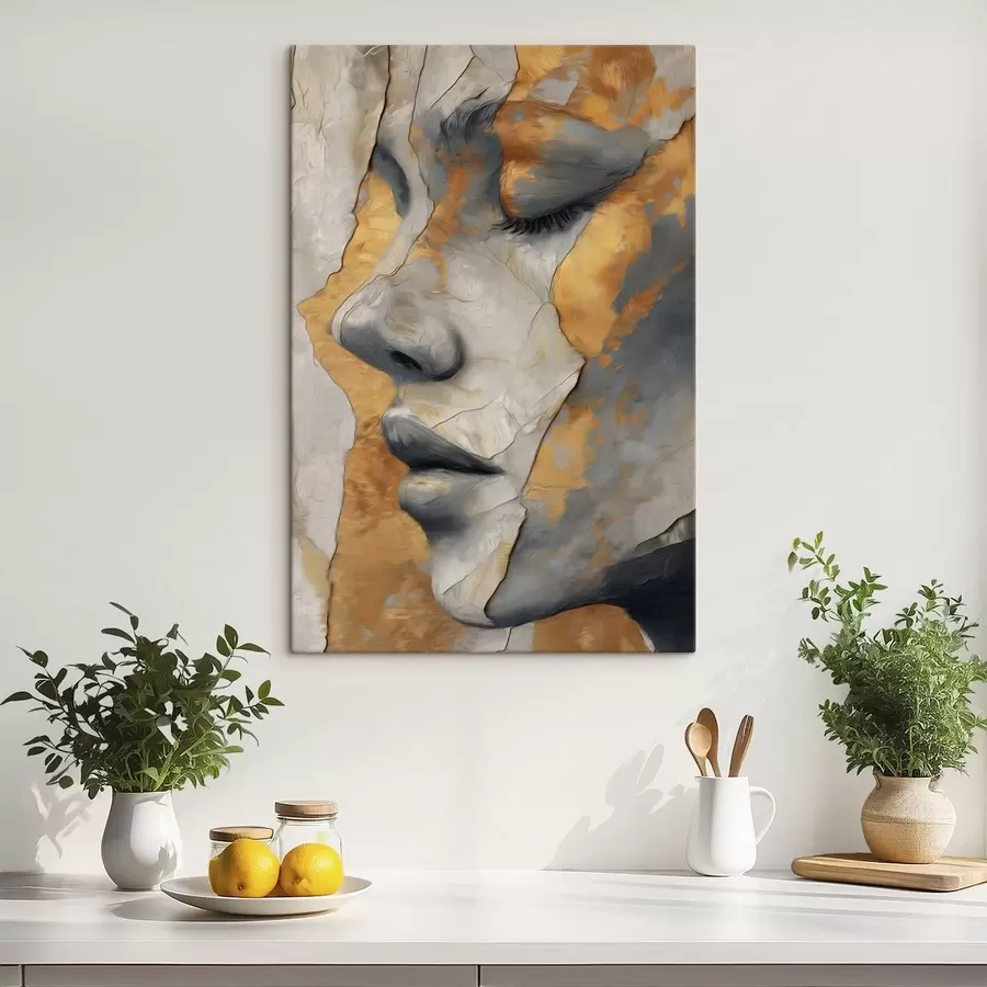 Tablouri Portret abstract al unui chip s48951