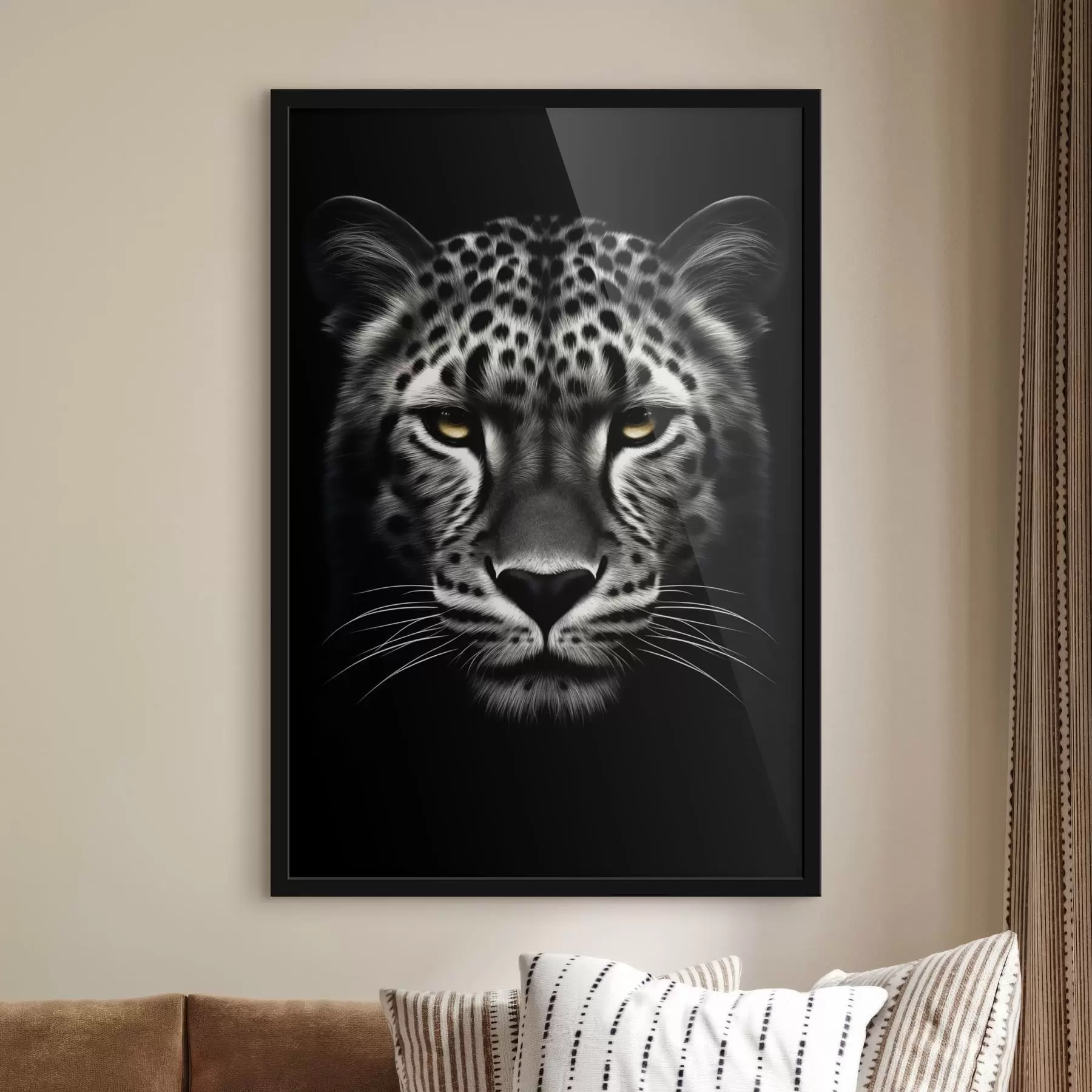 fototapet Leopard f48958