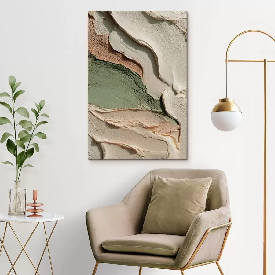 Tablouri Tocuri în stil impasto în nuanțe naturale s48798