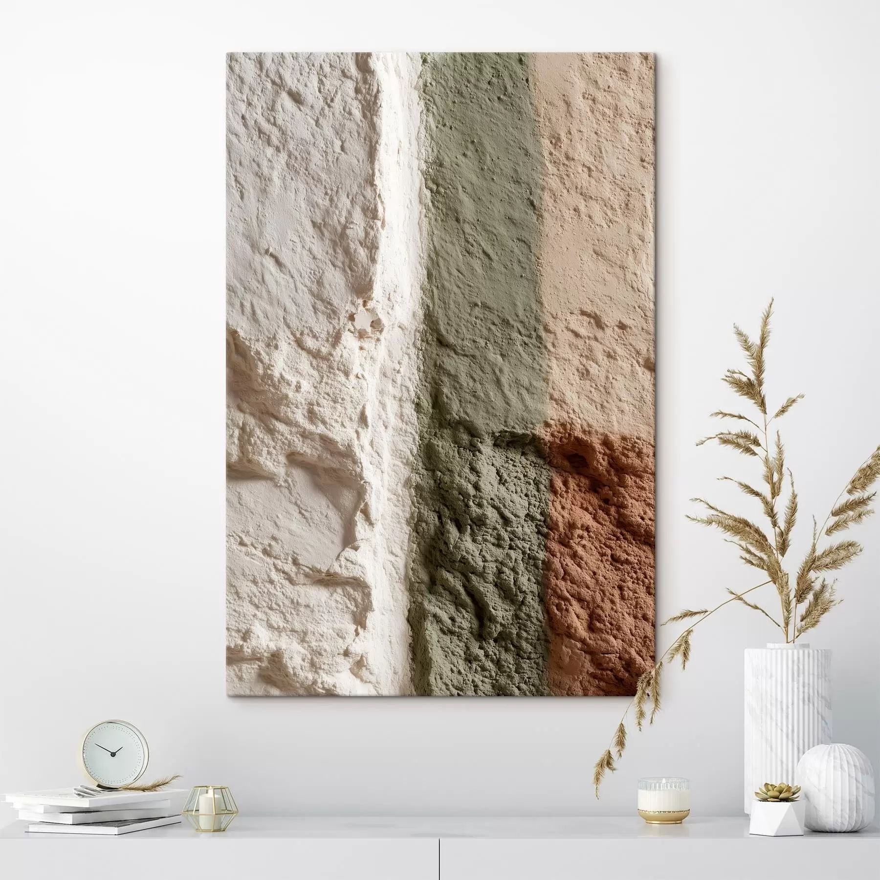 Tablouri Dungi verticale cu textură minimalistă s48800