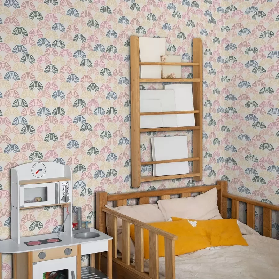 fototapet Arce multicolore într-un model repetitiv a01164