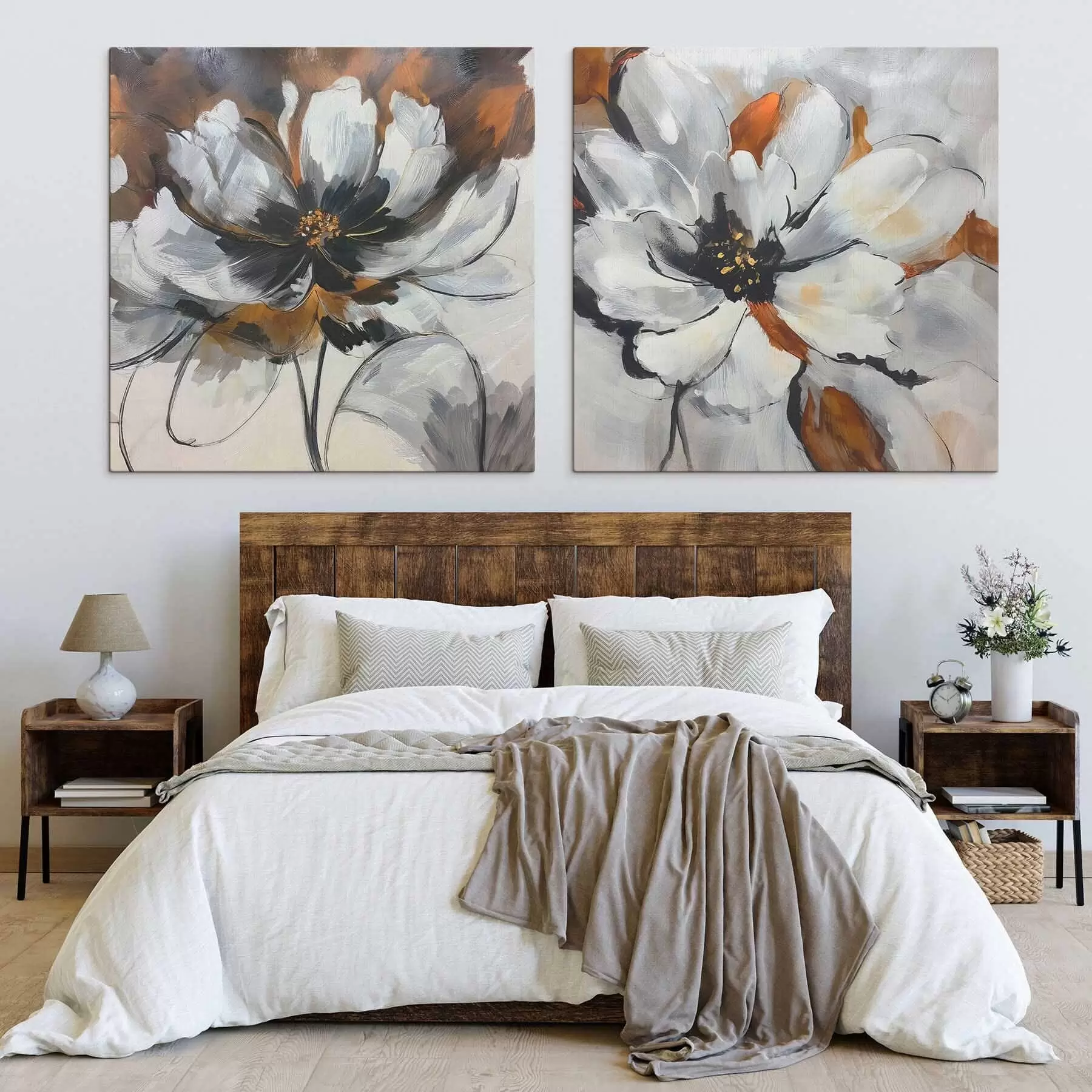 Tablouri Abstracție cu o floare m30389