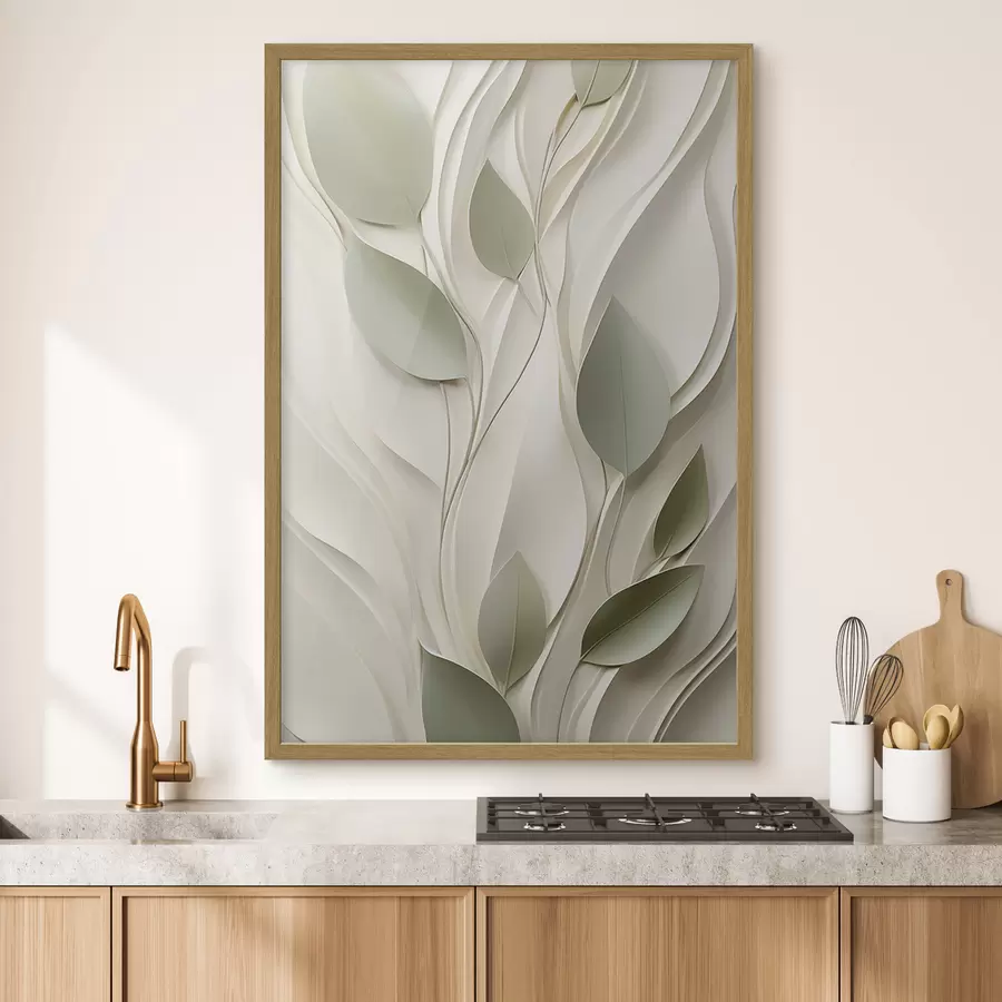 fototapet Compoziție abstractă cu plante f48985