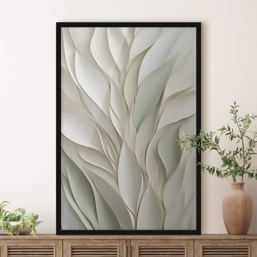 fototapet Compoziție abstractă cu plante f48986