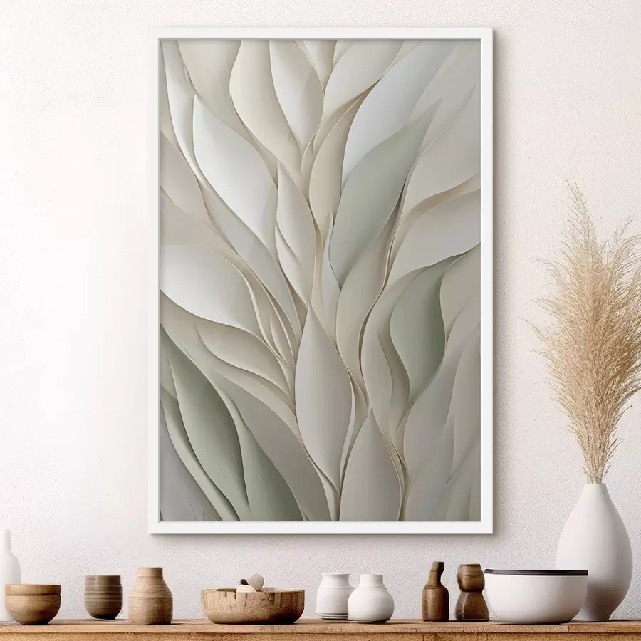 fototapet Compoziție abstractă cu plante f48986