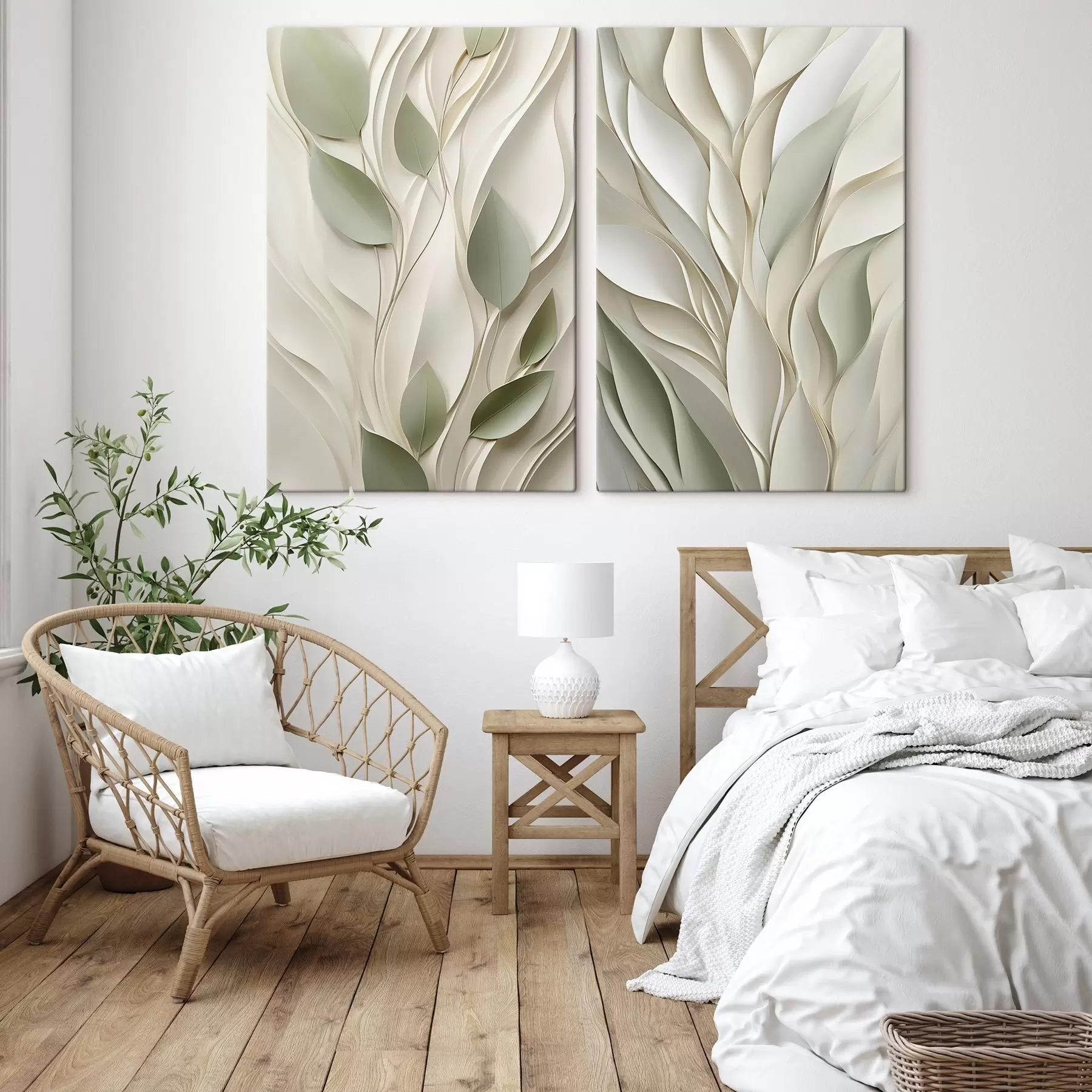Tablouri Compoziție abstractă cu plante m30412