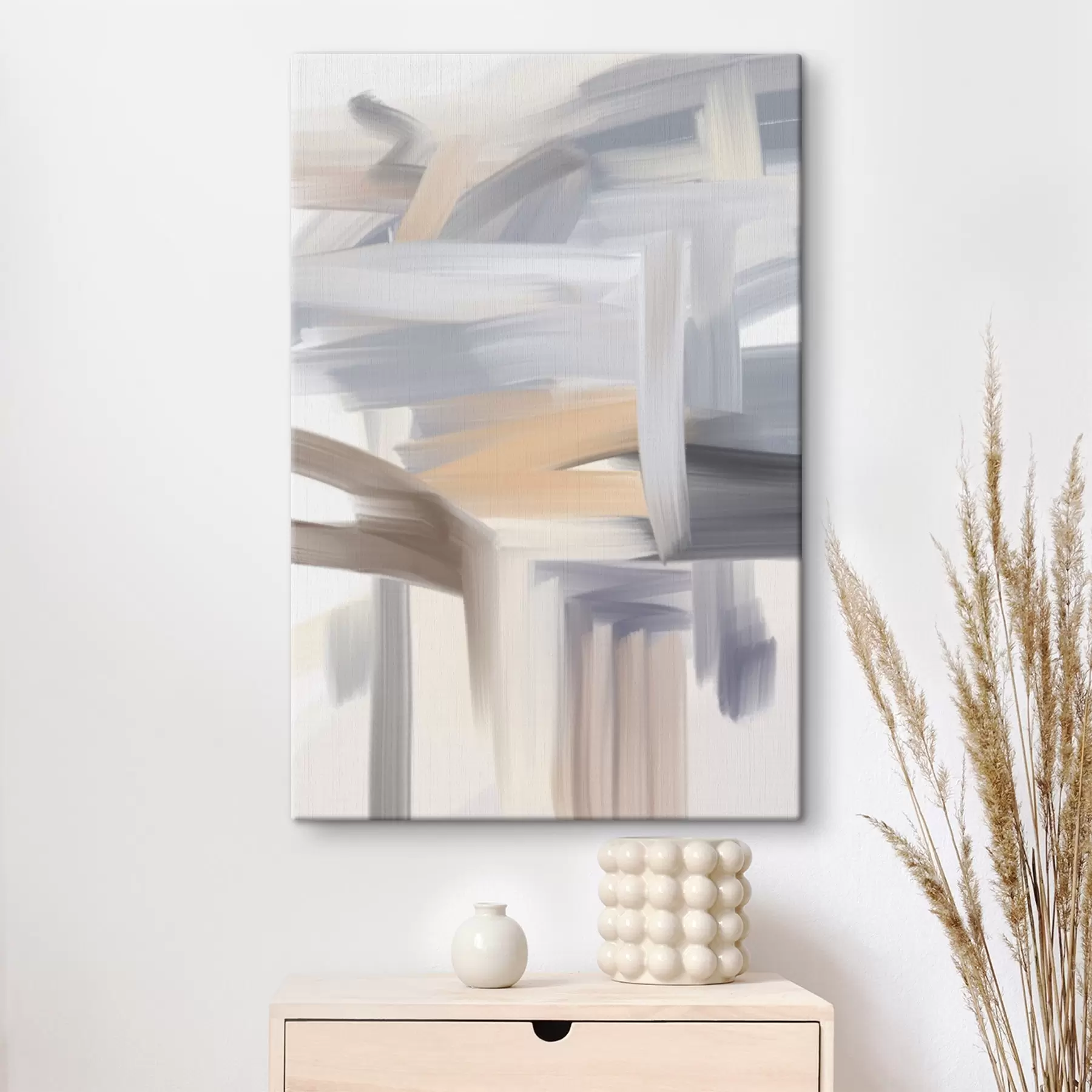 Tablouri un tablou abstract în culori deschise s48999