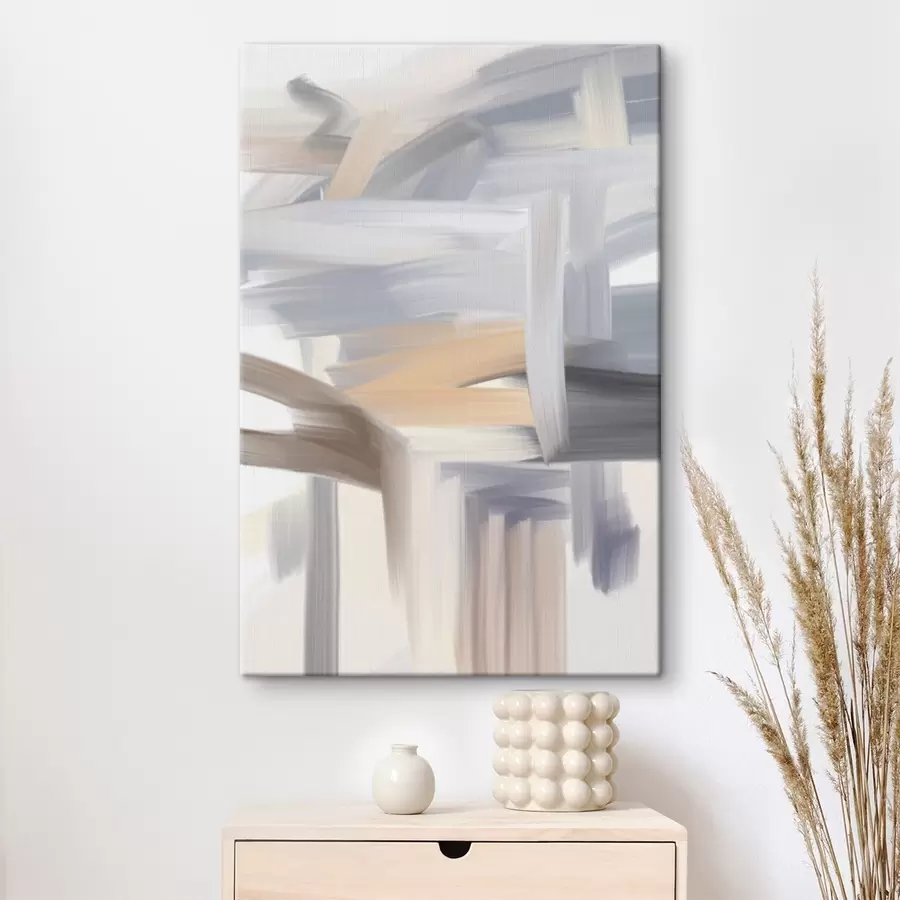 Tablouri un tablou abstract în culori deschise s48999