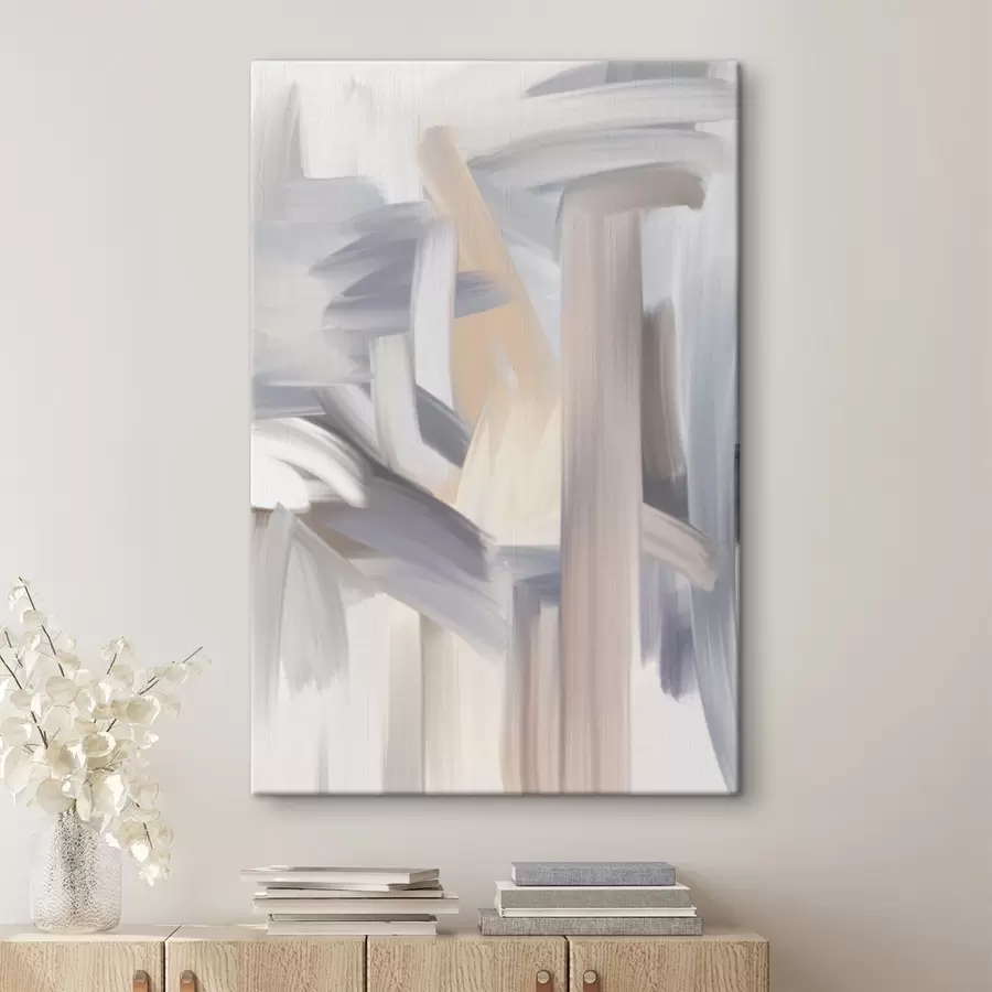 Tablouri un tablou abstract în culori deschise s49000