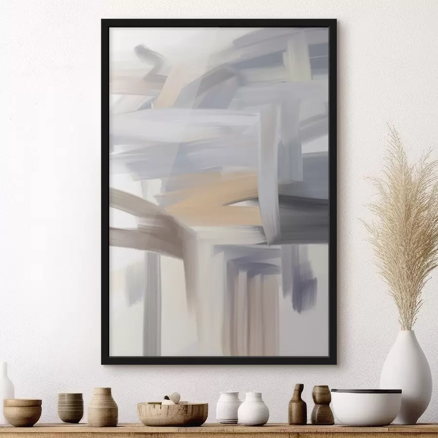 fototapet un tablou abstract în culori deschise f48999