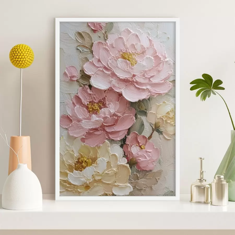 fototapet Aranjament floral cu bujori f49013