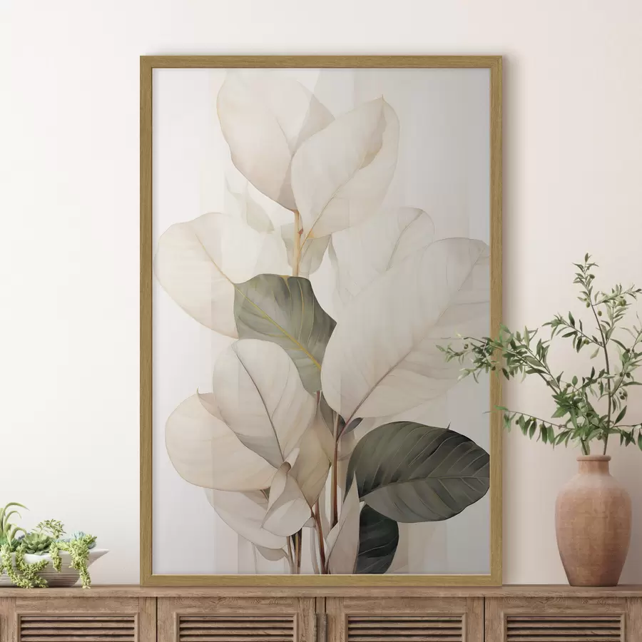 fototapet Frunze decorative de plante f49026