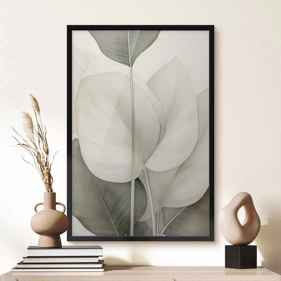 fototapet Prim-plan cu frunze de plante f49027