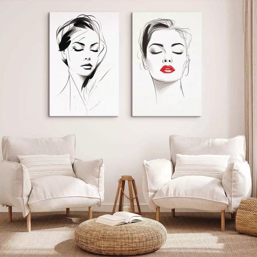 Tablouri Portret în linie m30422