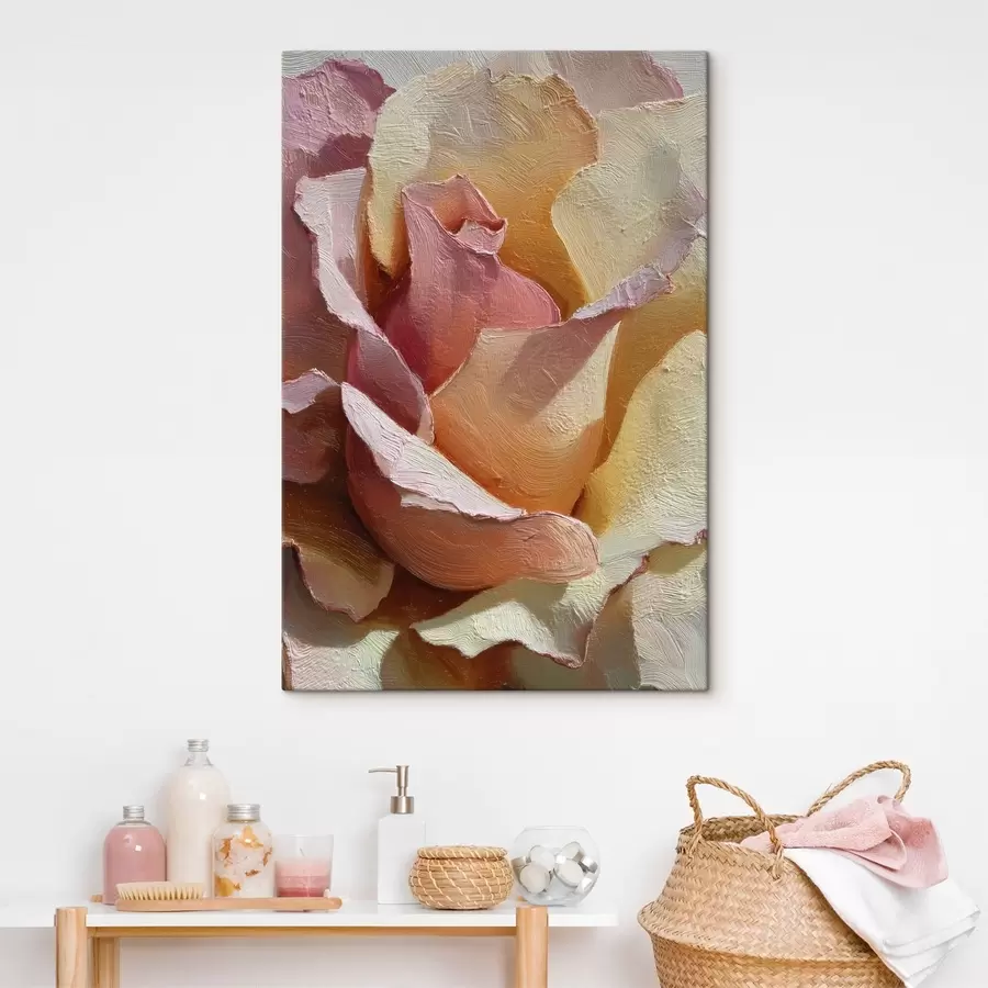 Tablouri Textură cu flori pictate s49032