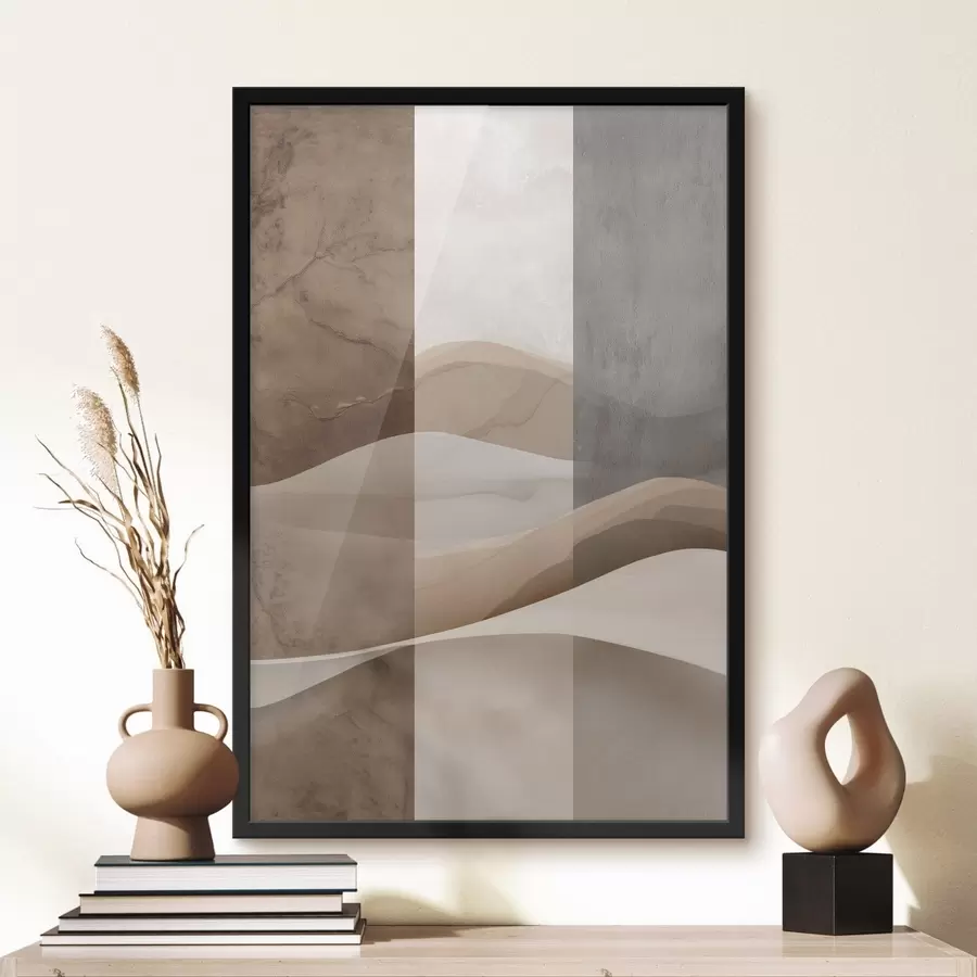 fototapet Straturi abstracte de nisip f49040